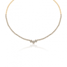 Angelic, Intricate Diamond Necklace & Earrings