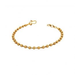 22K Gold Beads Bracelet