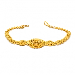 22K Yellow Gold Bracelet - 7 inches