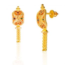 Traditional Tassel Drop Earrings