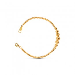 Modern Bracelet for ladies in 22K Gold