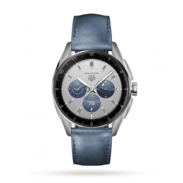 TAG Heuer Connected Calibre E4 Metallic Blue Leather
