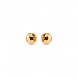 Simple 22K Yellow Gold Earrings
