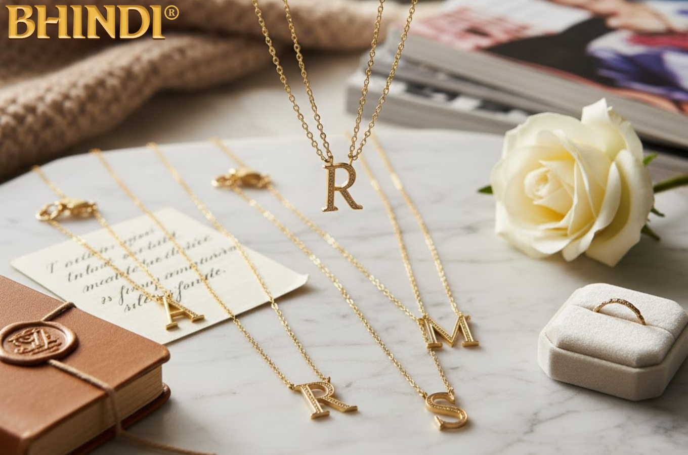 Personalized Shine: The Allure of Gold Initial Necklaces