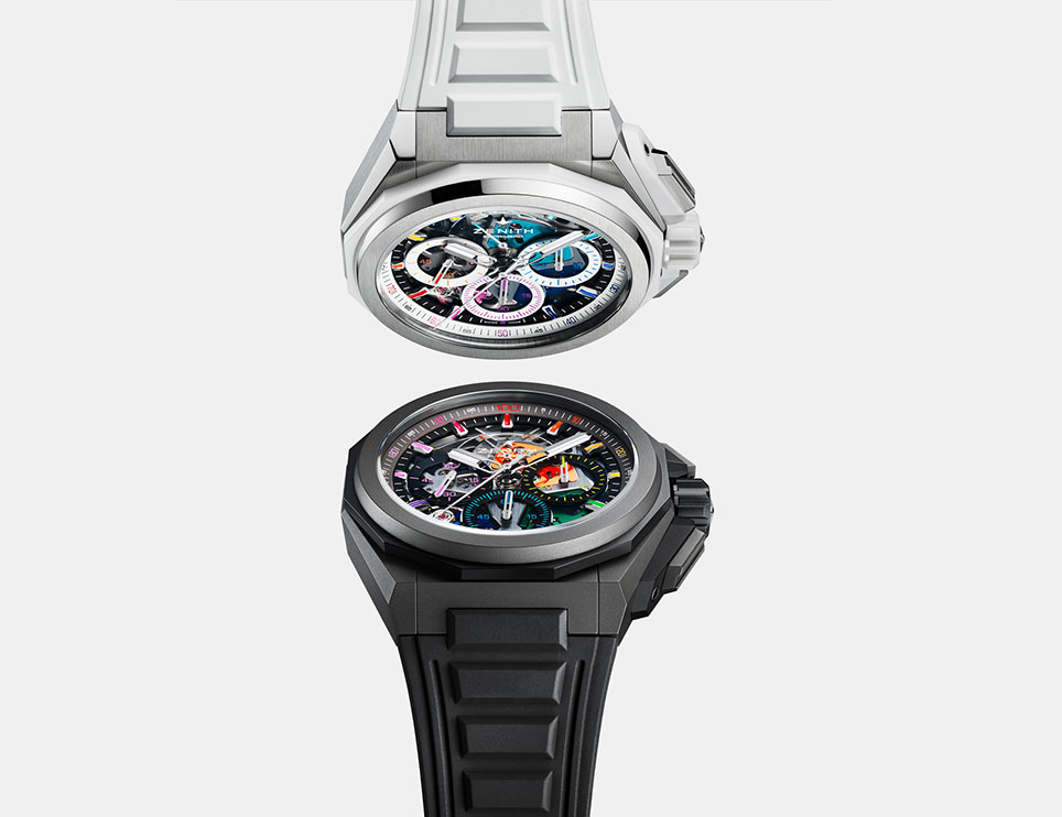 A HIGH-FREQUENCY MECHANICAL RAINBOW WITH THE ZENITH DEFY EXTREME CHROMA LIMITED EDITIONS