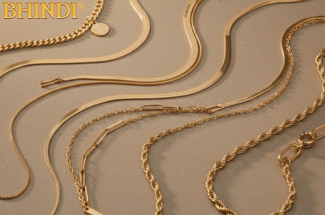 Gold Chains That Transition Seamlessly from Day to Night