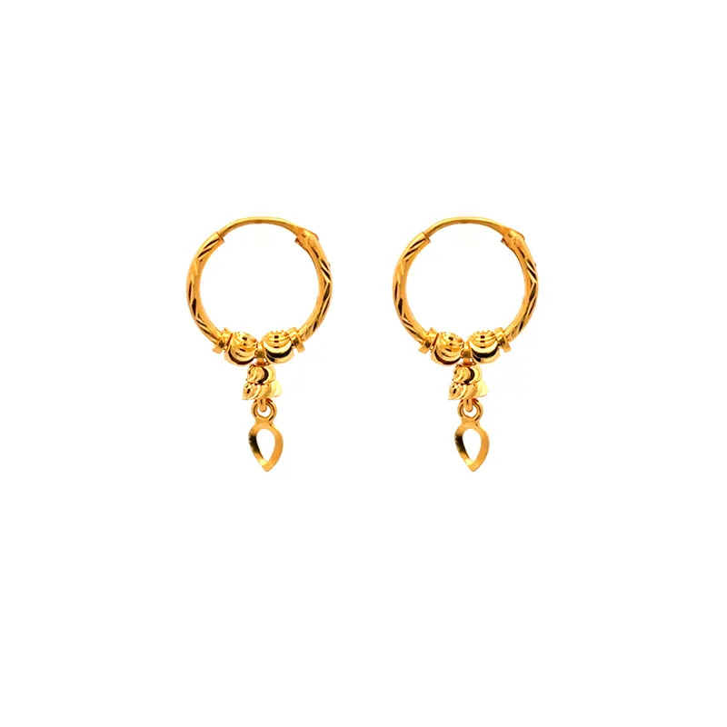 22K Gold hoop Earrings
