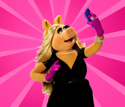 demure Miss Piggy