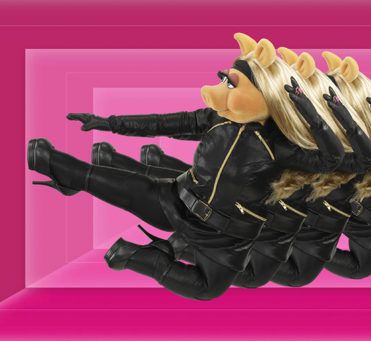 demure Miss Piggy