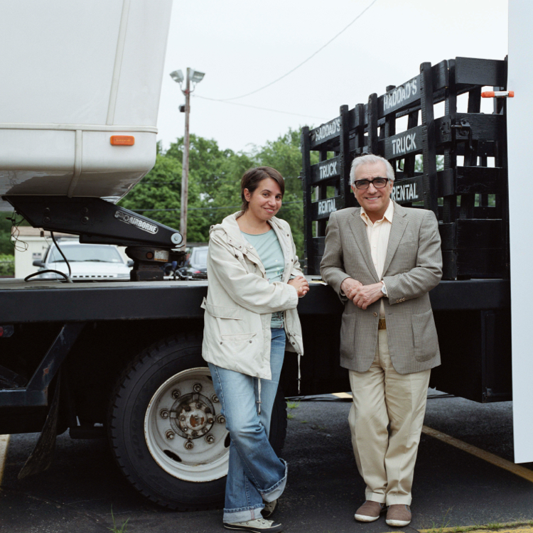 Celebrated director Martin Scorsese, mentor in film in 2008–2009, invited his protégée Celina Murga to visit the set of his film Shutter Island.