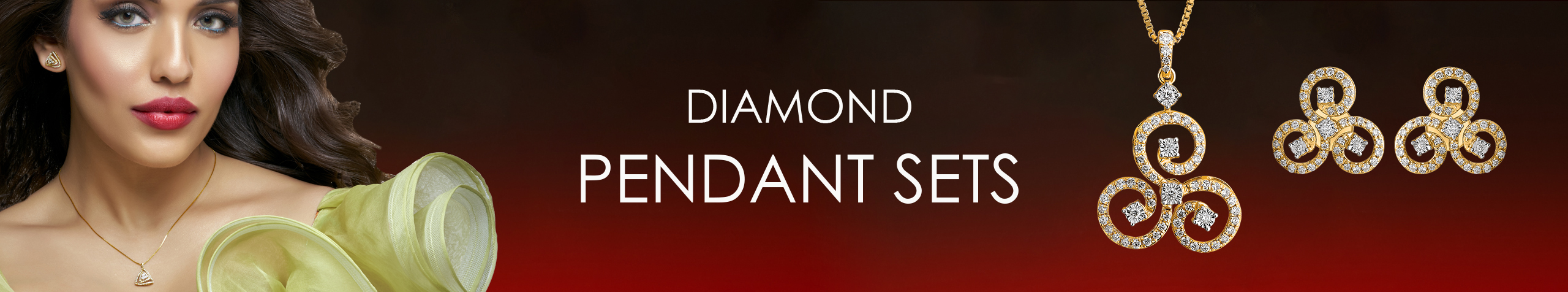 Diamond Pendant Sets
