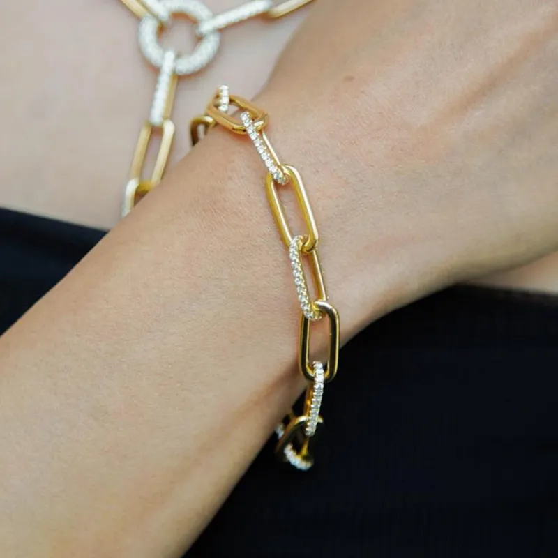 Diamond Chain Bracelets