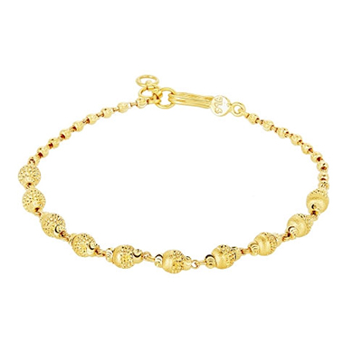 Buy Simple Light Weight 1 Gram Gold Bracelet for Ladies-baongoctrading.com.vn