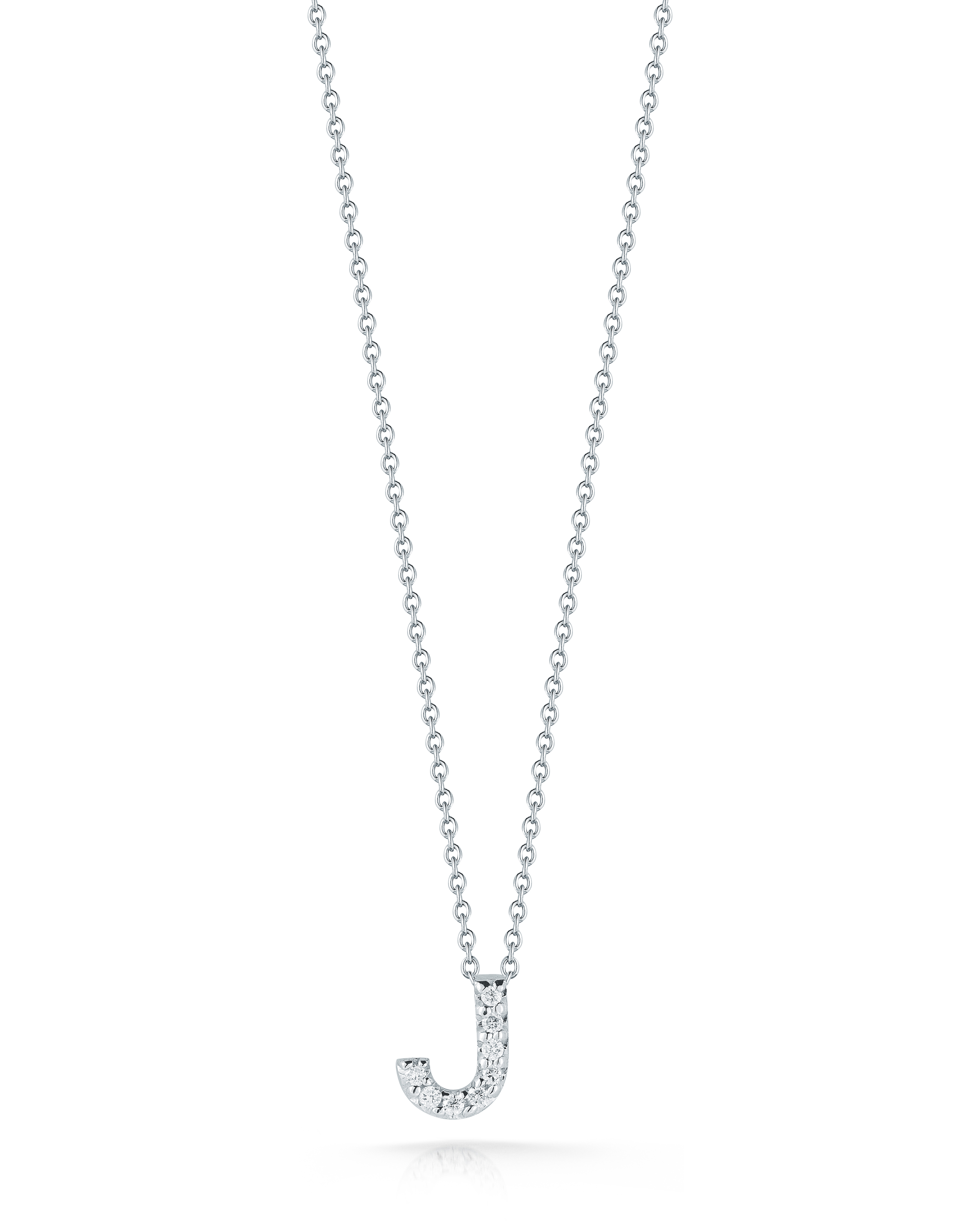 18k White Gold Tiny Treasures Diamond Love Letter 