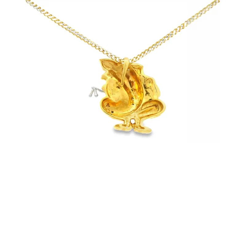 Elegant Gold Ganesh Pendant