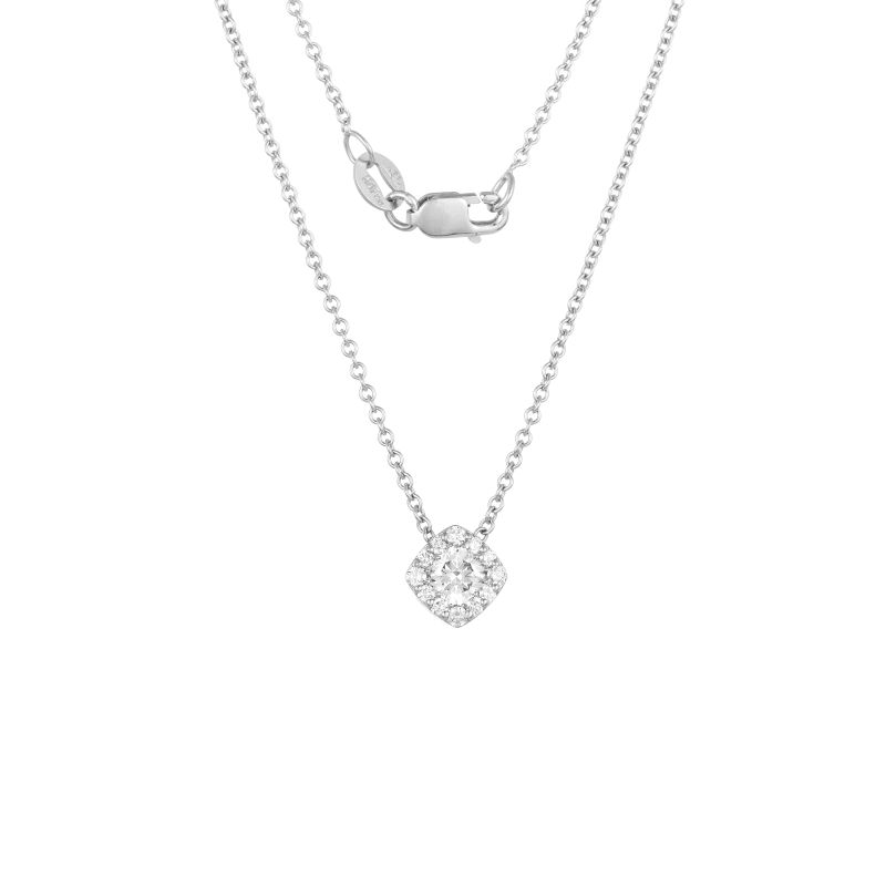 18K White Gold HEARTS ON FIRE Diamond Pendant with Diamonds