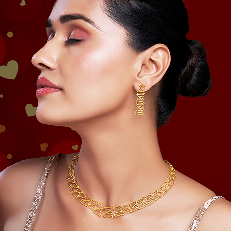 Understated Luxury in 22K Gold.