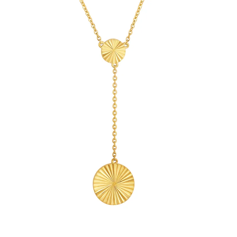 Precious Moments Duo - 22K Gold Necklace and earrings