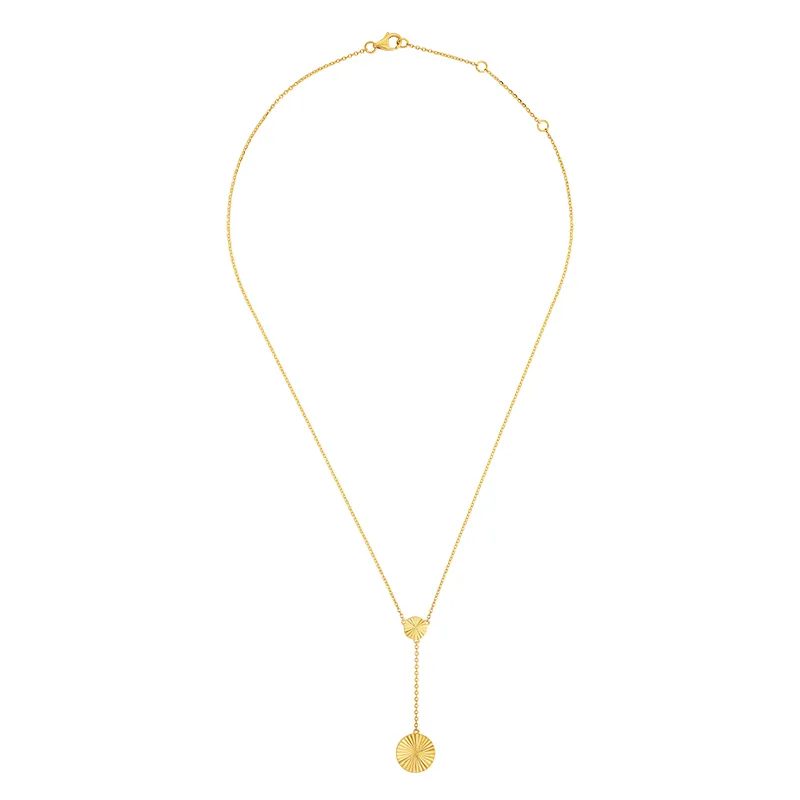 Precious Moments Duo - 22K Gold Necklace and earrings