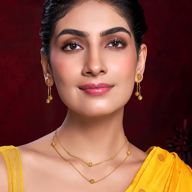 Contemporary yet Timeless Necklace Set