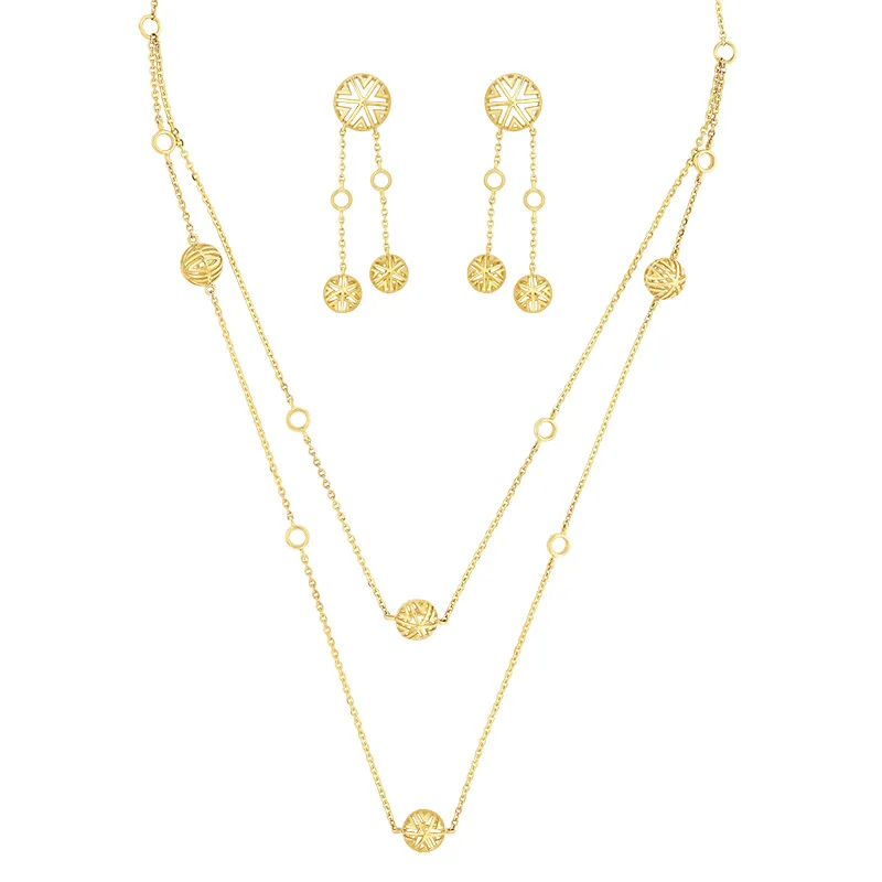 Contemporary yet Timeless Necklace Set