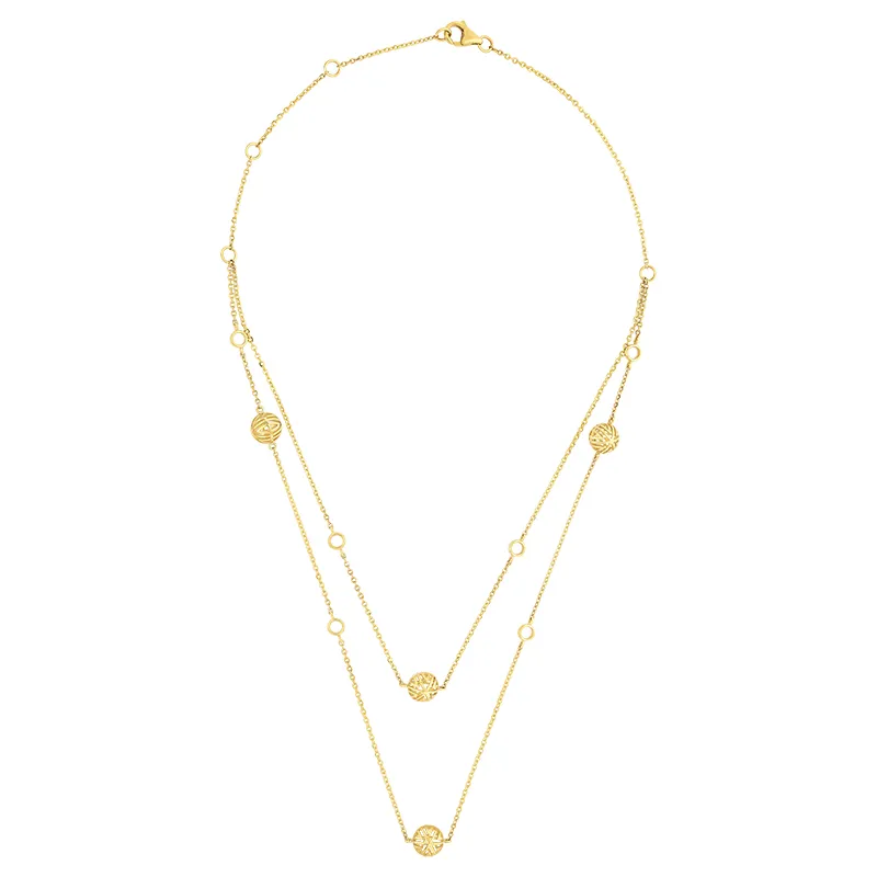 Contemporary yet Timeless Necklace Set