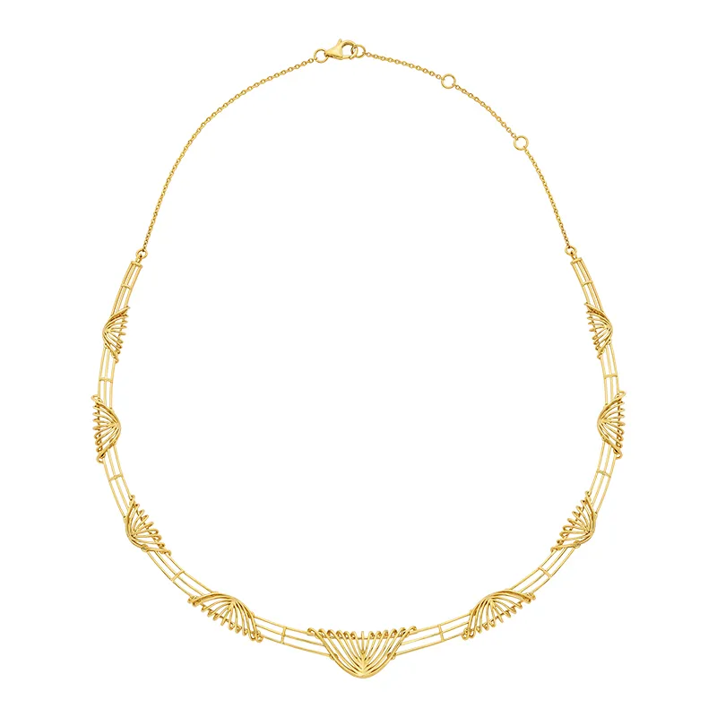 Modern, Elegant 22k Gold Necklace Set