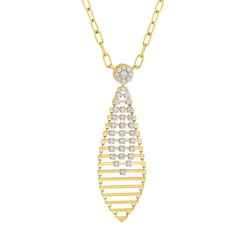Drop Gorgeous Pendant and Earrings Set