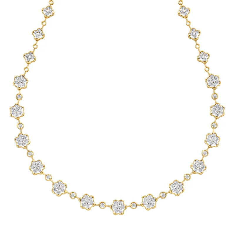 Sparkling Symphony of Elegance - Necklace Set