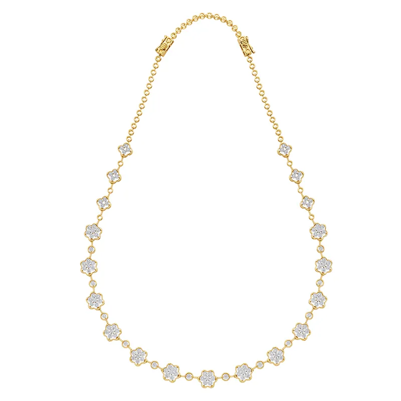 Sparkling Symphony of Elegance - Necklace Set