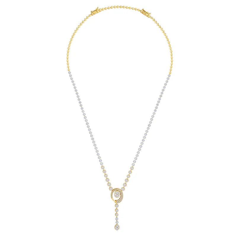 Sparkle with Simplicity - Diamond Necklace Set