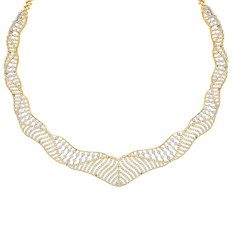 Radiant, romantic and refined Diamond Necklace Set