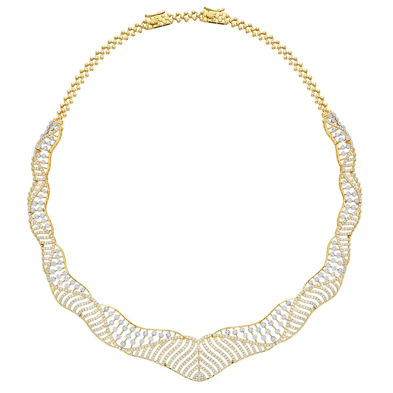 Radiant, romantic and refined Diamond Necklace Set
