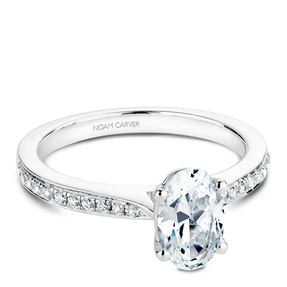 Noam Carver Semi Mount Engagement Ring