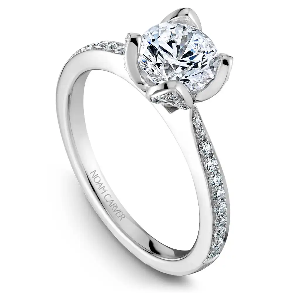 Noam Carver Semi Mount Engagement Ring