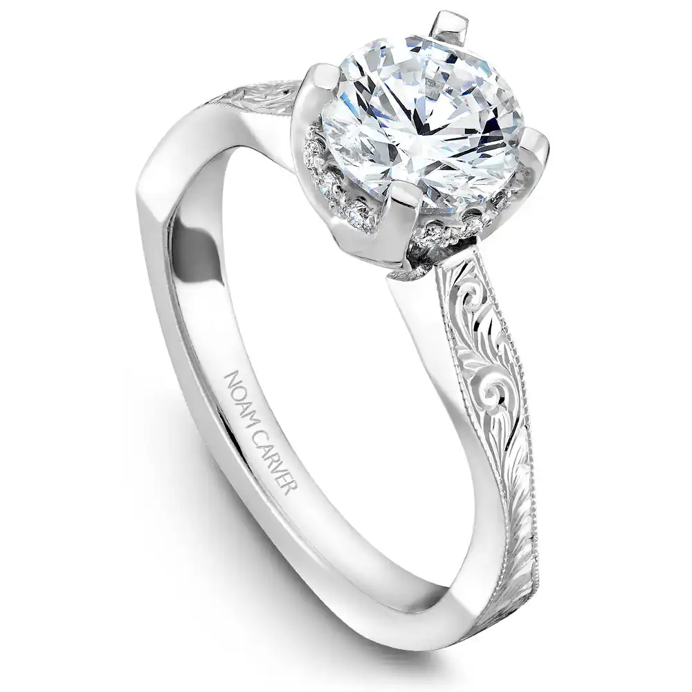 Noam Carver Semi Mount Engagement Ring