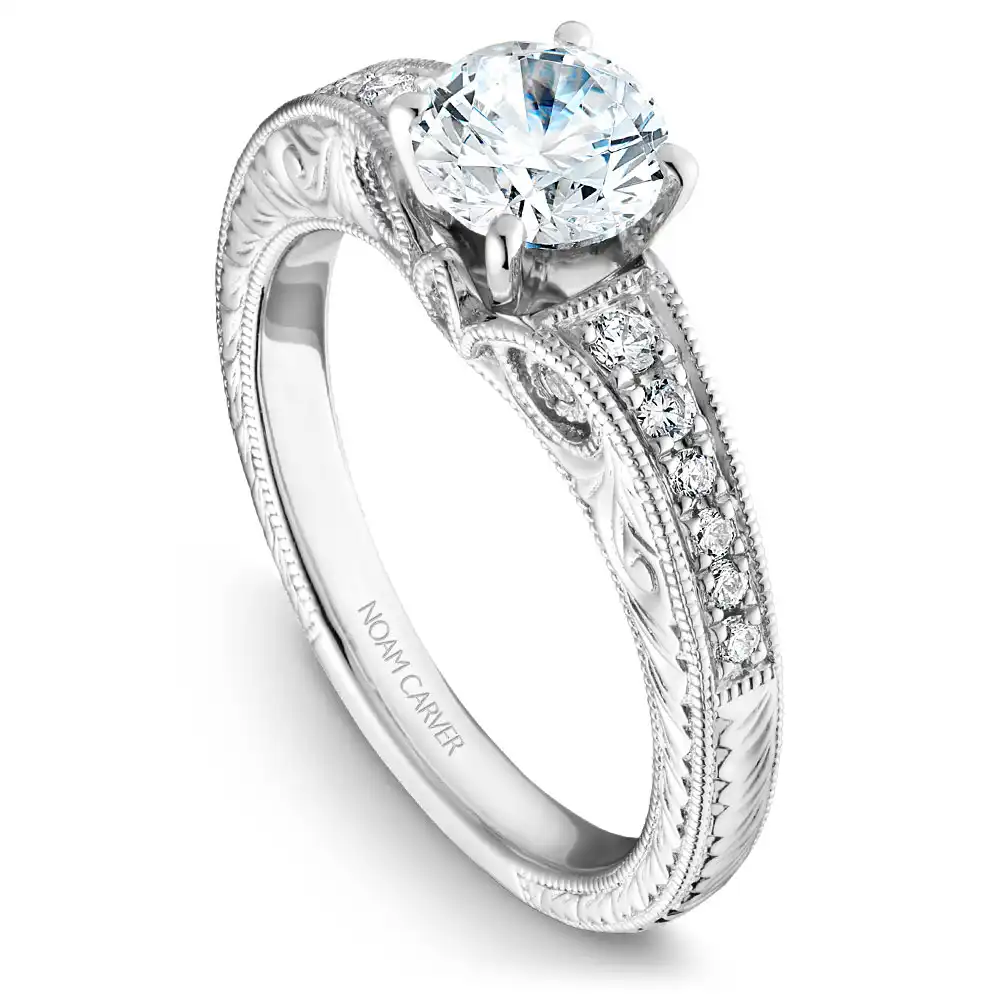 Noam Carver Semi Mount Engagement Ring