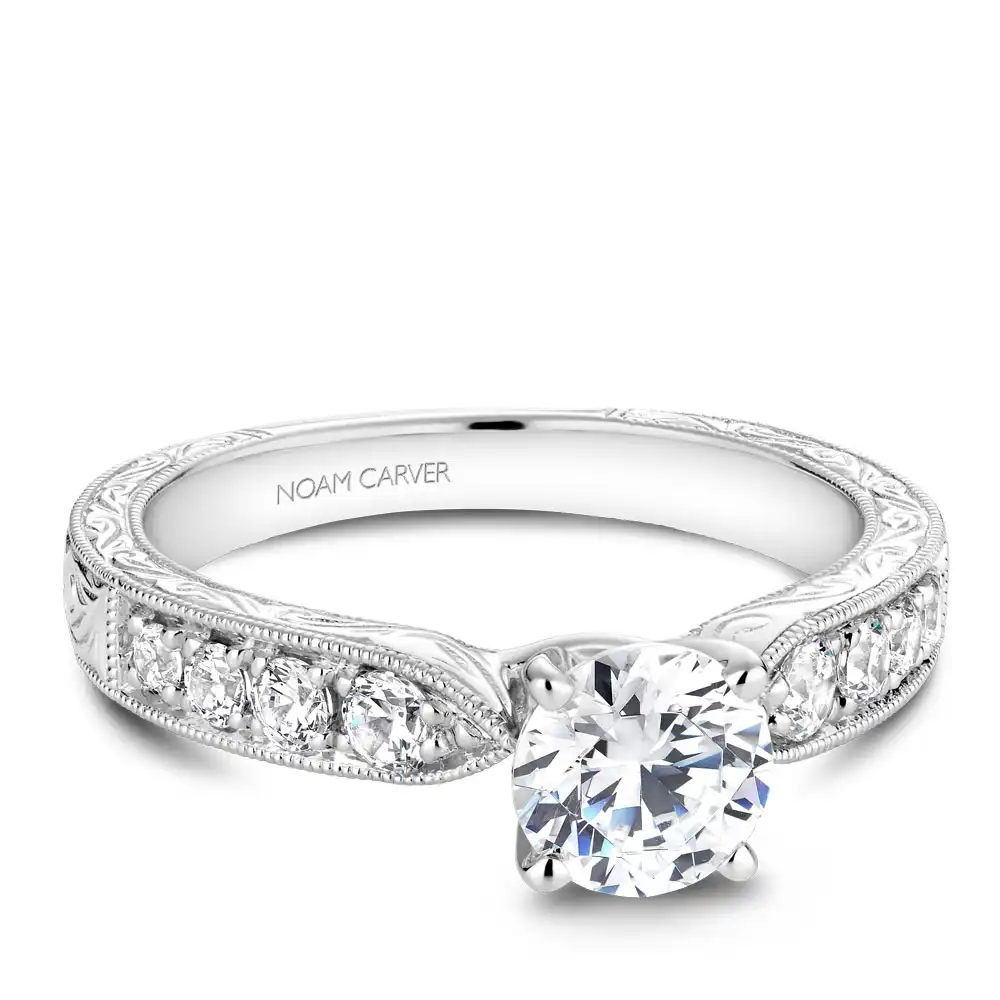 Noam Carver Semi Mount Engagement Ring