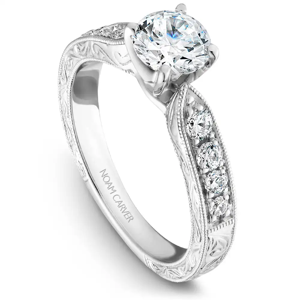 Noam Carver Semi Mount Engagement Ring