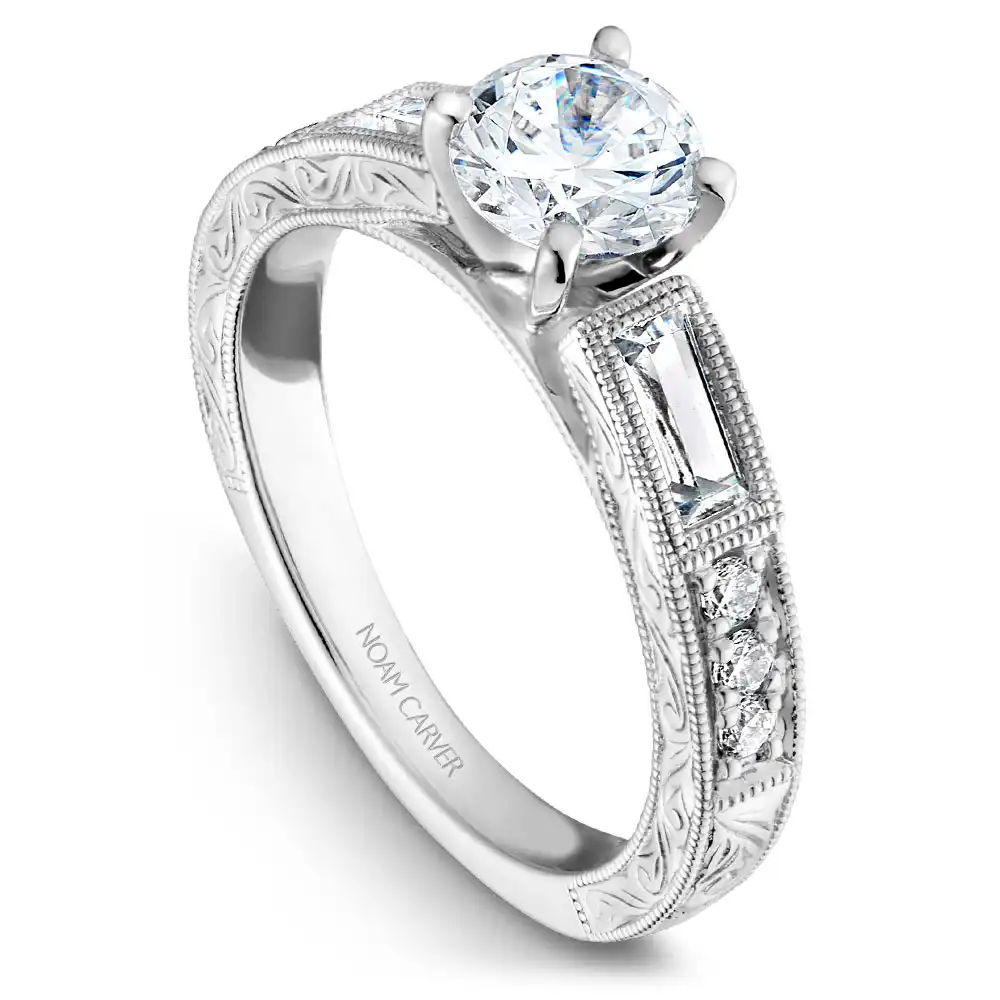 Noam Carver Semi Mount Engagement Ring