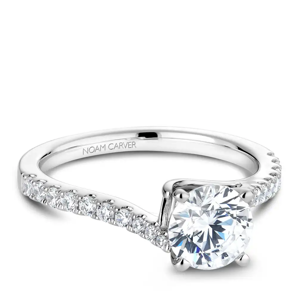 Noam Carver Semi Mount Engagement Ring