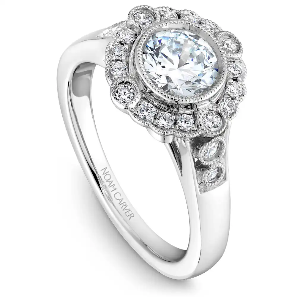 Noam Carver Semi Mount Engagement Ring