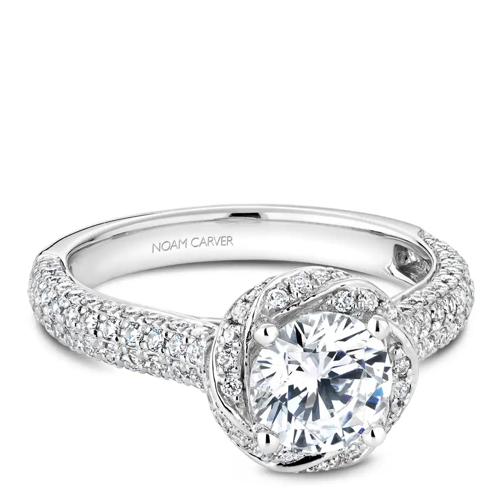 Noam Carver Semi Mount Engagement Ring