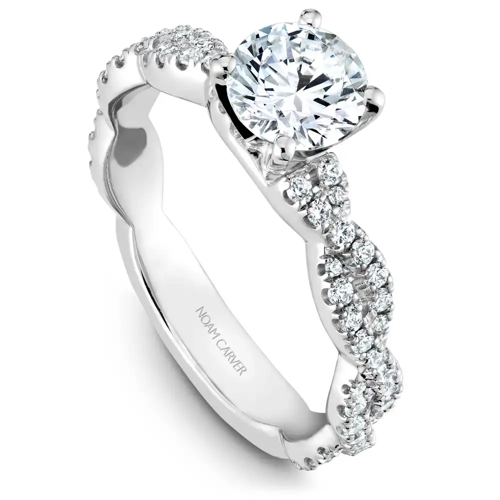 Noam Carver Semi Mount Engagement Ring