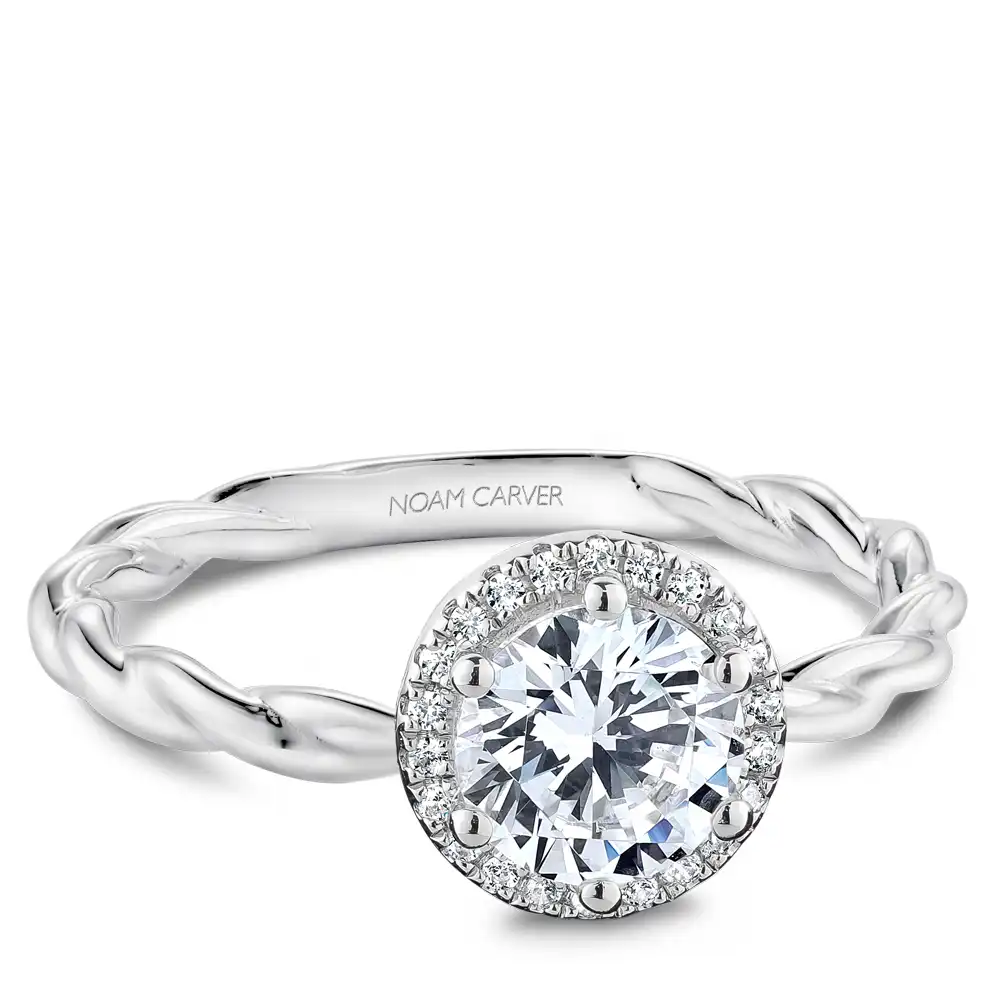 Noam Carver Semi Mount Engagement Ring