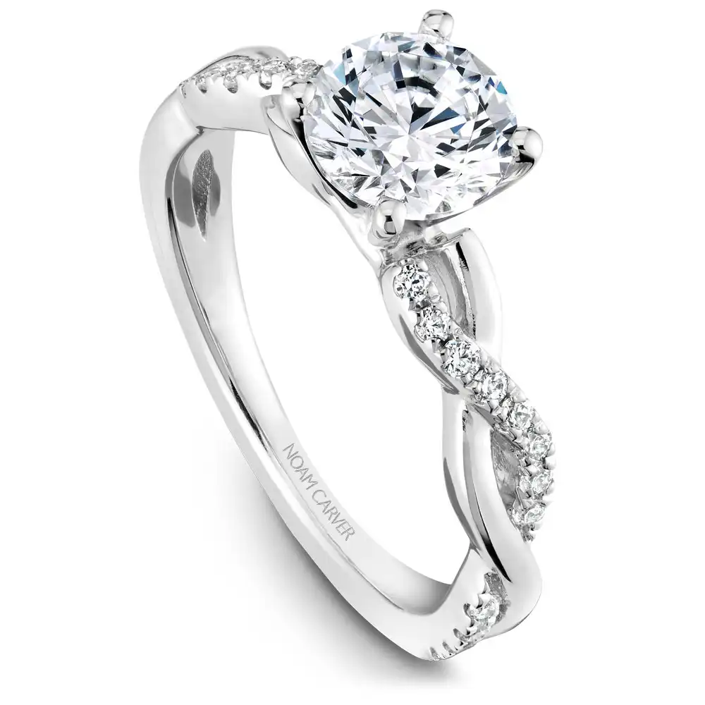 Noam Carver Semi Mount Engagement Ring