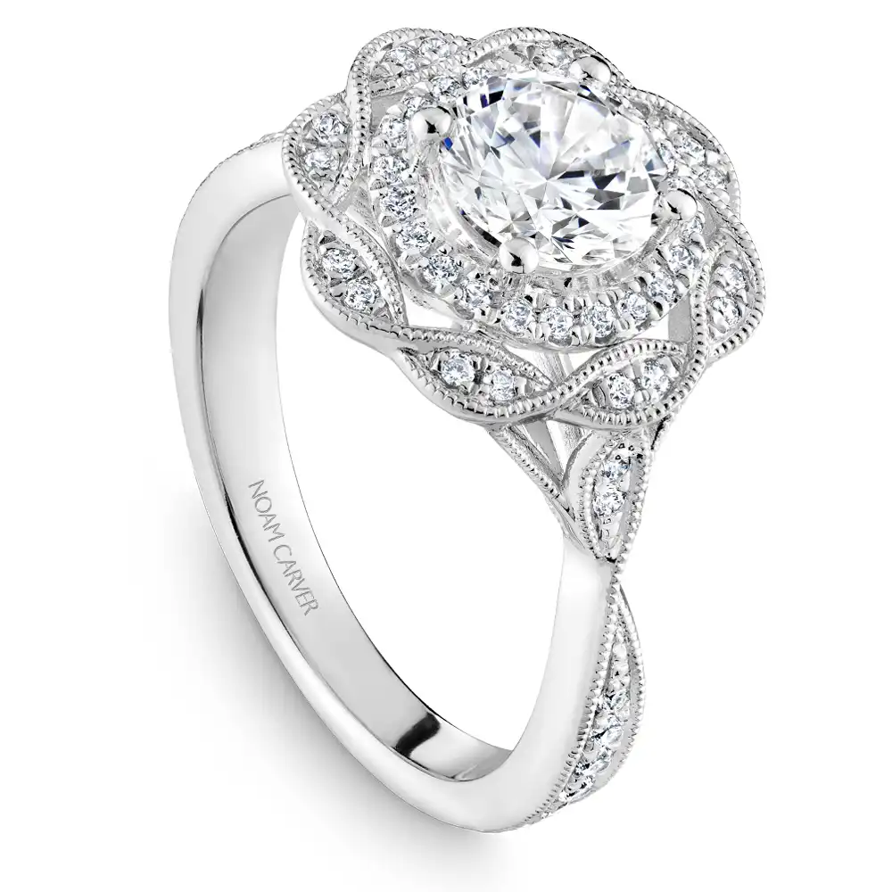 Noam Carver Semi Mount Engagement Ring