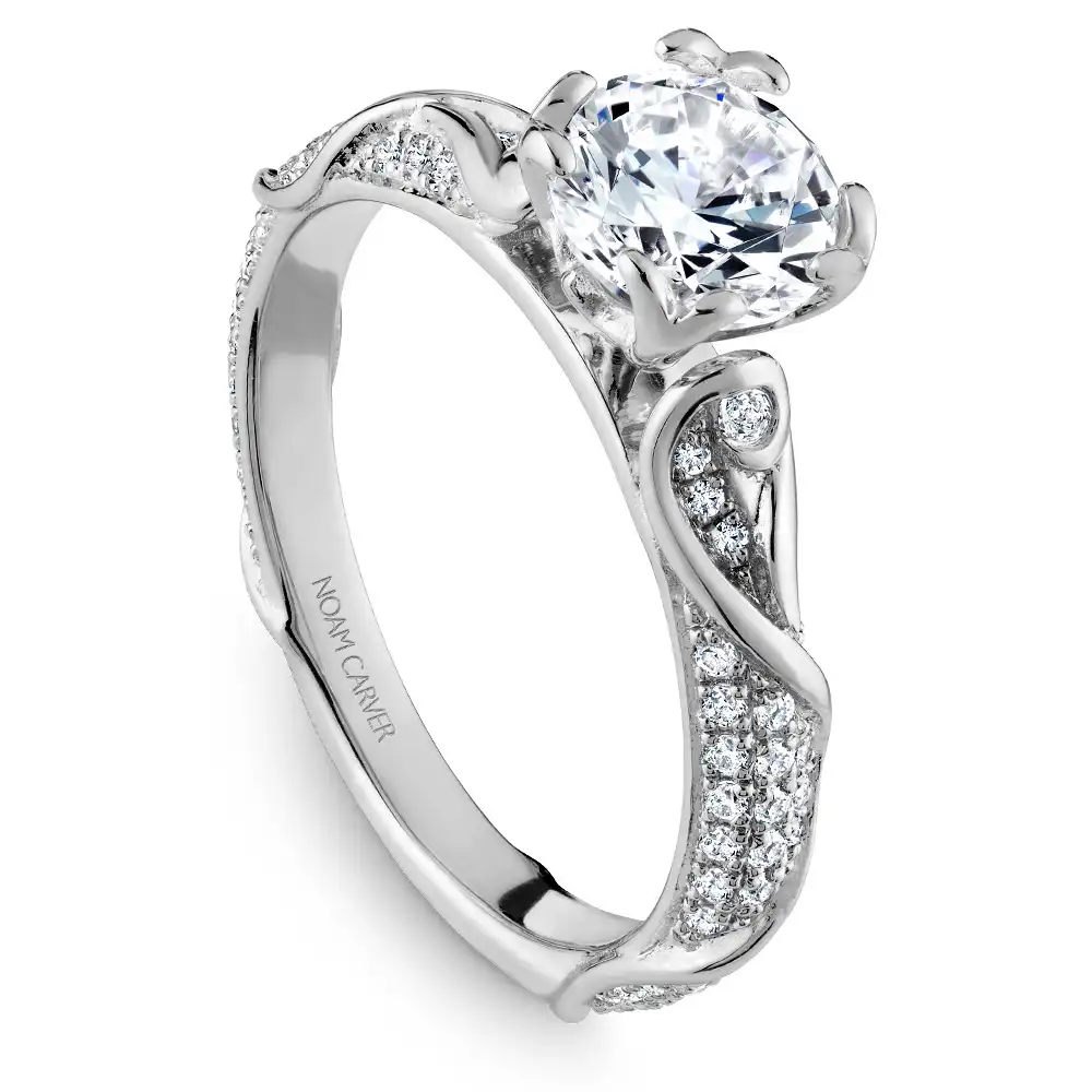 Noam Carver Semi Mount Engagement Ring