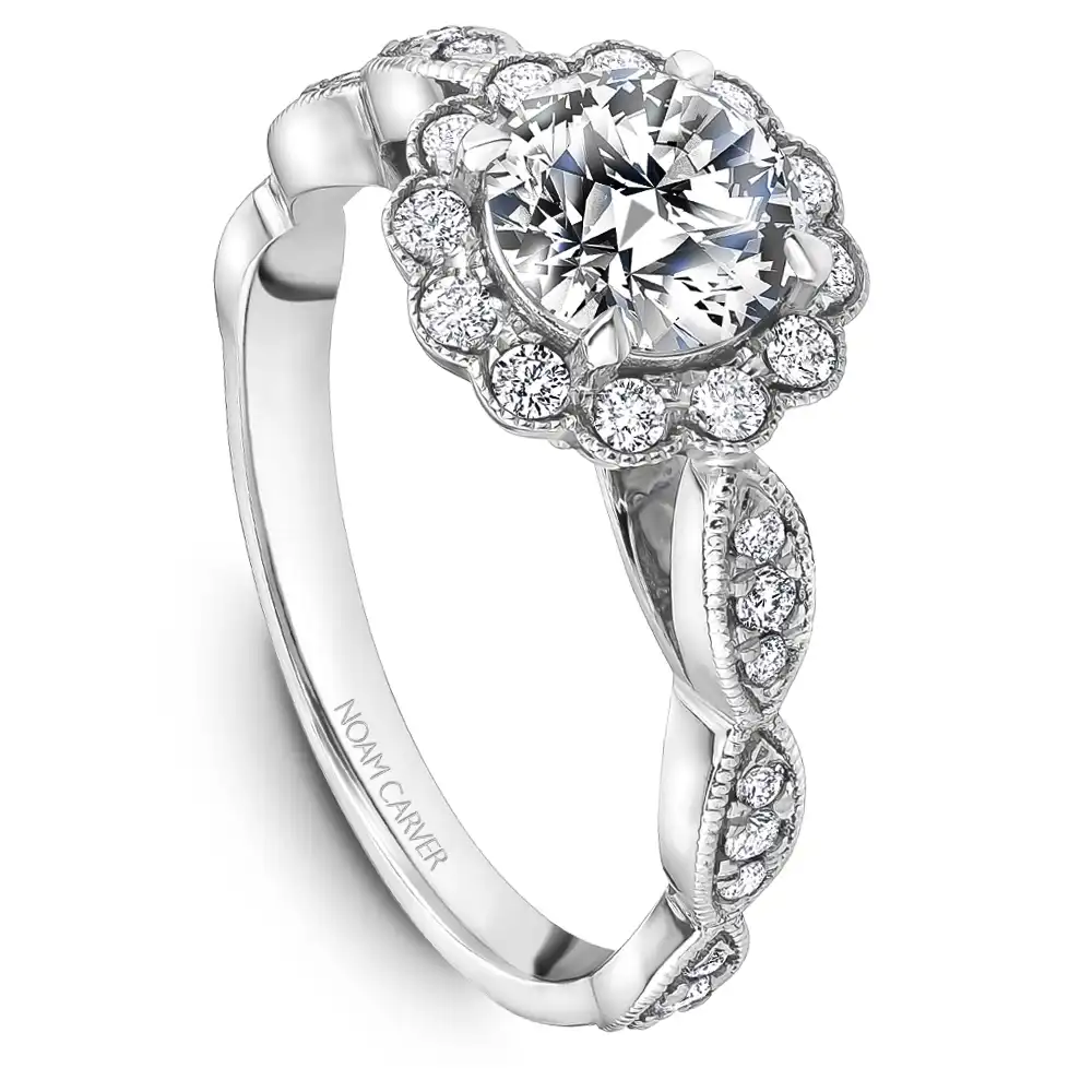 Noam Carver Semi Mount Engagement Ring
