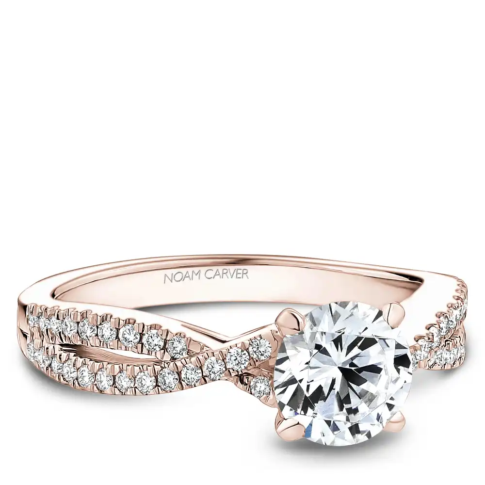 Noam Carver Semi Mount Engagement Ring